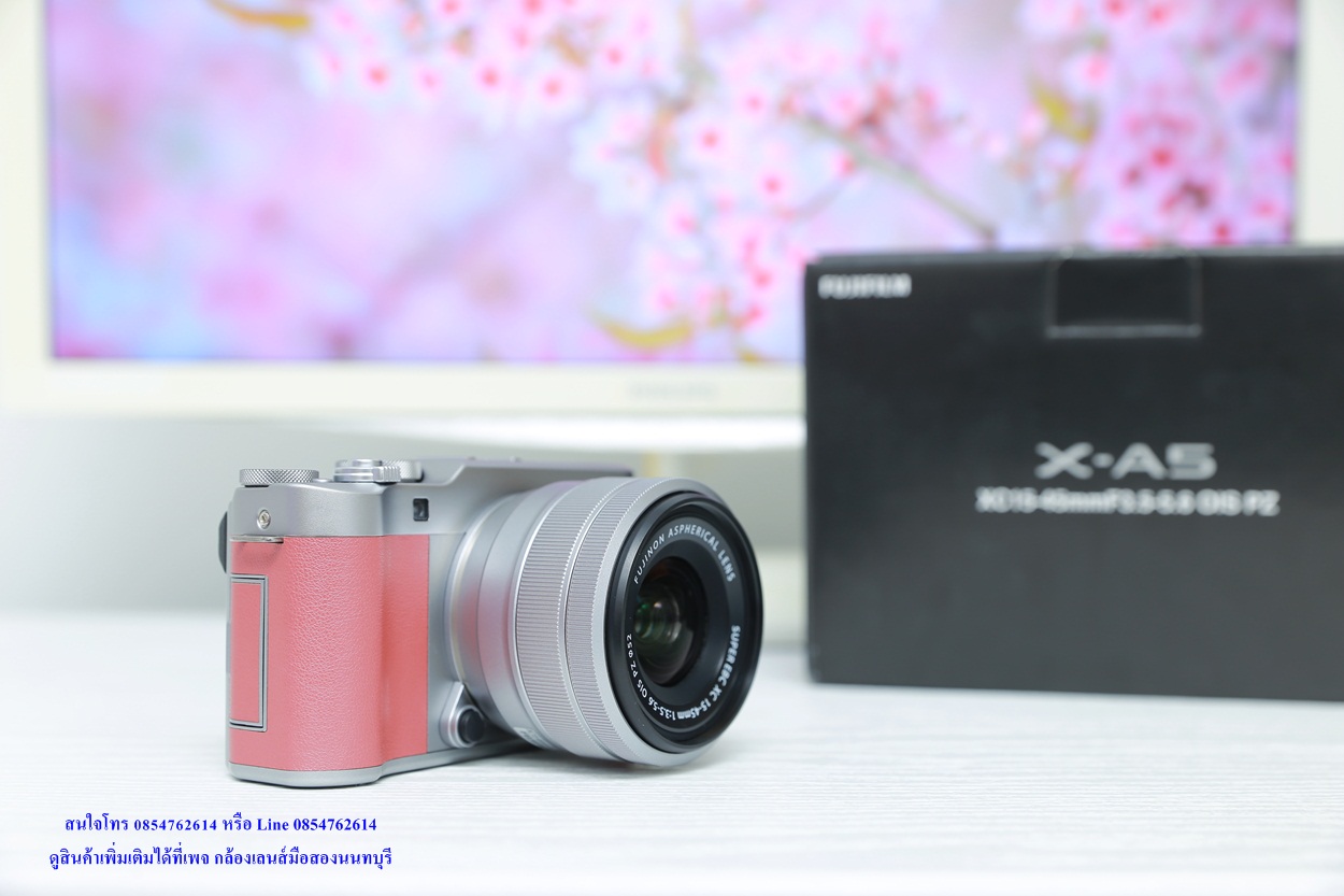 ขายกล้อง Fujifilm X-A5 พร้อมเลนส์ Fujifilm 15-45 mm เหลือประกันร้านถึงวันที่ 28 สิงหาคม 2564 กล้อง เลนส์สภาพสวยๆ